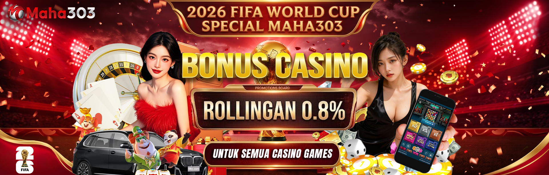 BONUS MINGGUAN CASINO	